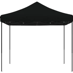 vidaXL Partytent 292 x 292 x 315 cm Zwart Oxford Stof