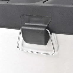 vidaXL Pedaalemmer voor recycling 36 L roestvrij staal