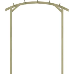 vidaXL Pergola 180x210x40 cm geïmpregneerd grenenhout