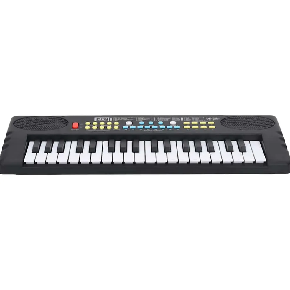 vidaXL Piano elektrisch toetsenbord met 37 toetsen en microfoon