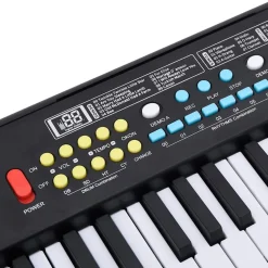 vidaXL Piano elektrisch toetsenbord met 37 toetsen en microfoon