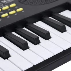 vidaXL Piano elektrisch toetsenbord met 37 toetsen en microfoon