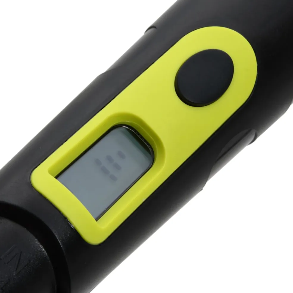 vidaXL Pinpointer metaaldetector met LCD-scherm zwart en geel