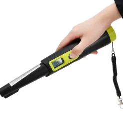 vidaXL Pinpointer metaaldetector met LCD-scherm zwart en geel