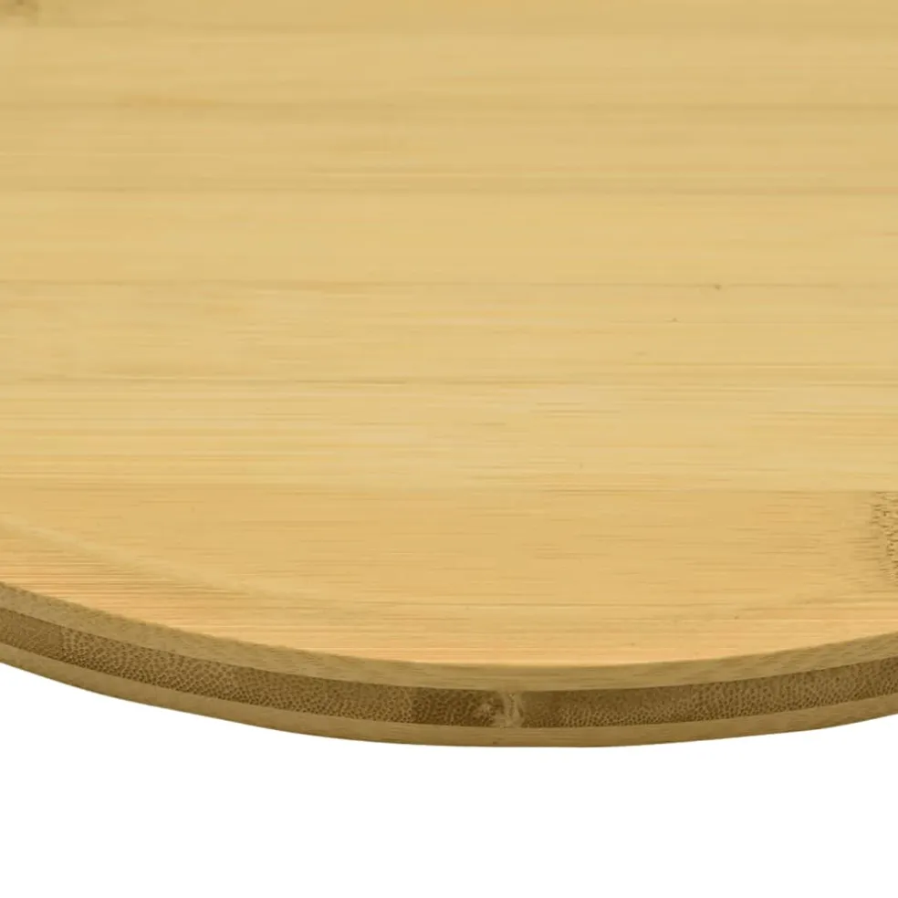 vidaXL Pizzaborden 4 st Ø32x1,5 cm bamboe