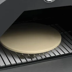 vidaXL Pizzaoven en barbecue 3-in-1 zwart