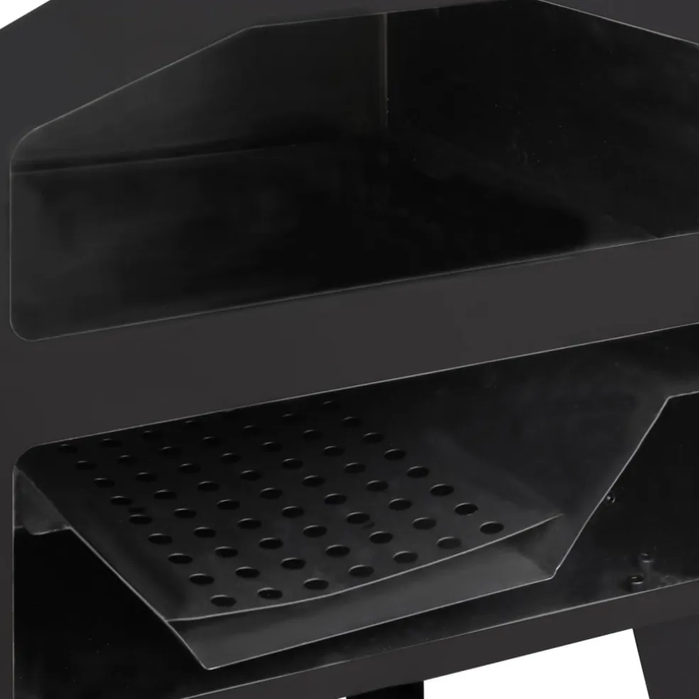 vidaXL Pizzaoven houtskool met 2 vuurkleistenen