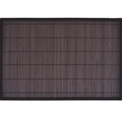 vidaXL 6 Placemats bamboe 30 x 45 cm donkerbruin
