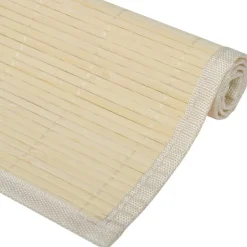 vidaXL 6 Placemats bamboe 30 x 45 cm natuurlijk