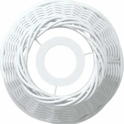 vidaXL Plafondlampenkap Ø15x12 cm wicker bruin