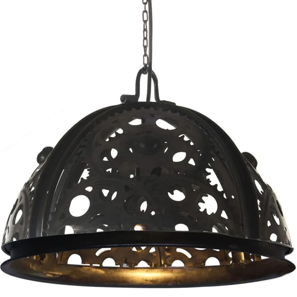 vidaXL Plafondlamp industrieel kettingwiel-ontwerp E27 45 cm