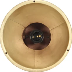 vidaXL Plafondlamp industrieel E27 mangohout messingkleurig