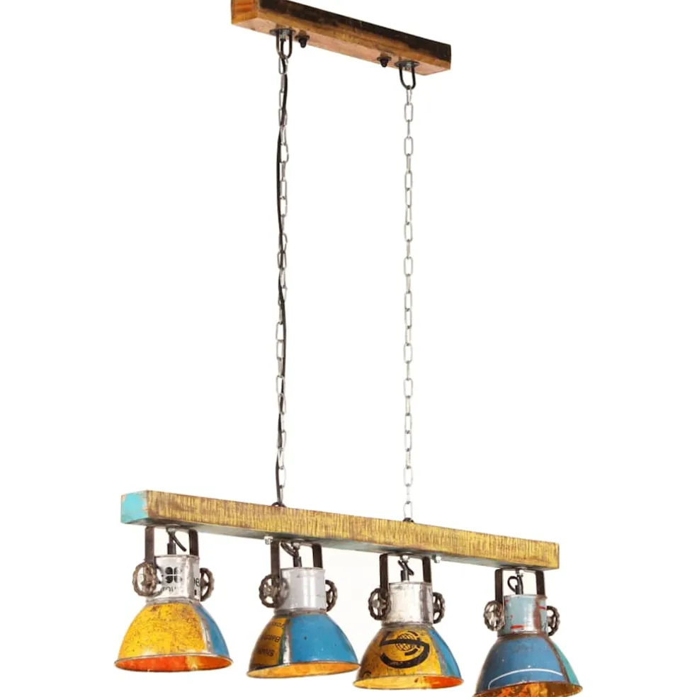 vidaXL Plafondlamp industrieel 25 W E27 111 cm meerkleurig