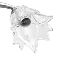 vidaXL Plafondlamp met glazen tulpvormige kappen 3xE14 transparant