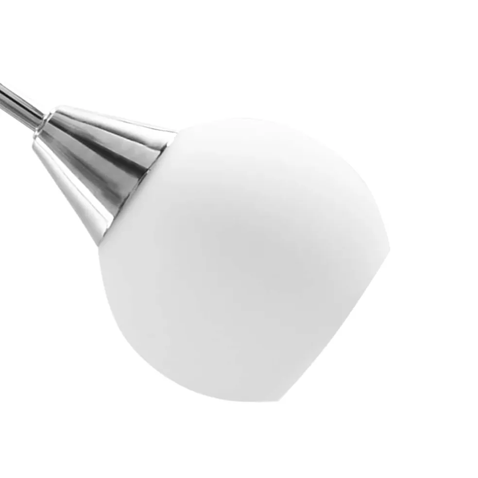 vidaXL Plafondlamp met keramieken bolvormige kappen voor 5xE14 wit