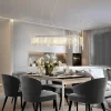 vidaXL Plafondlamp met kristallen kralen 104 cm zilverkleurig