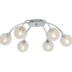 vidaXL Plafondlamp met 6 LED-lampen G9 240 W