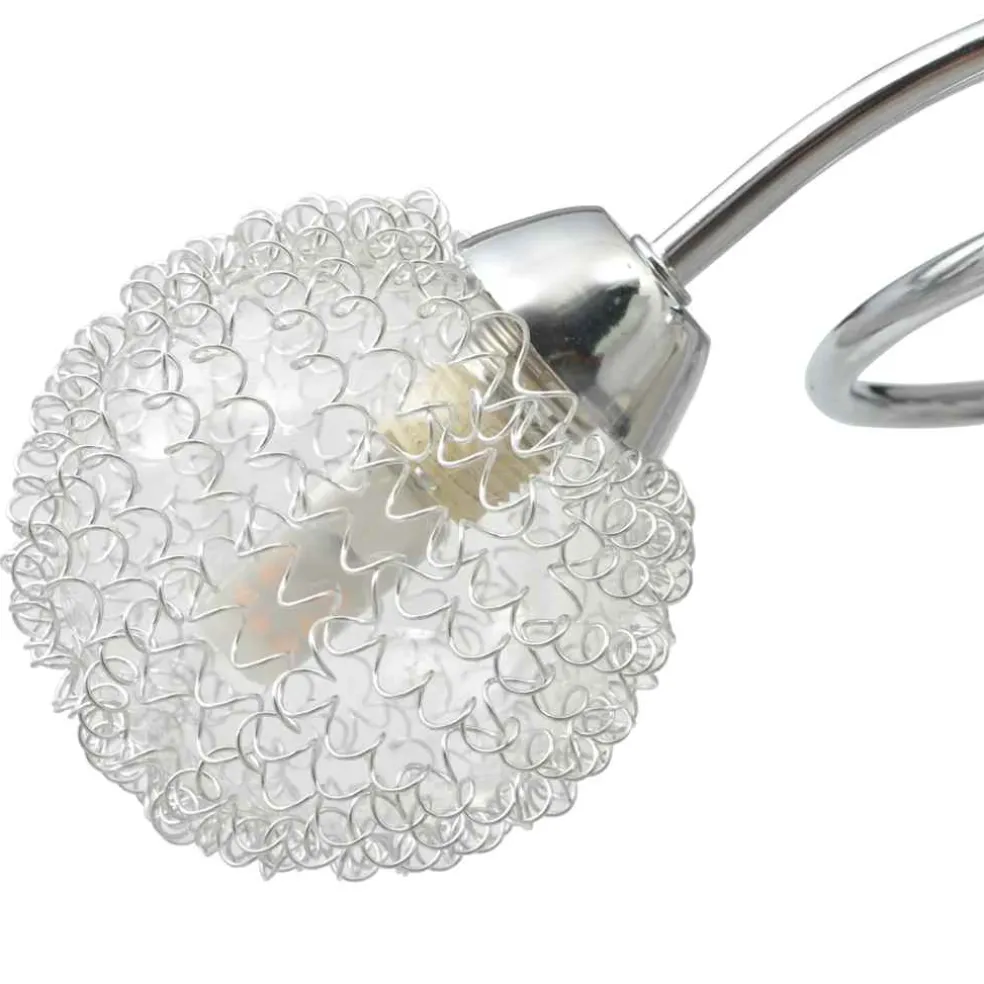 vidaXL Plafondlamp met 3 LED-lampen G9 120 W