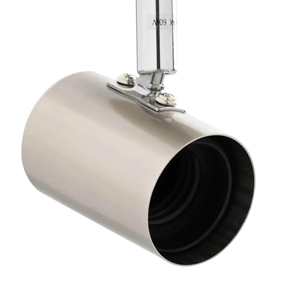 vidaXL Plafondspot met schijnwerpers Nikkel 26 x 6,5 x 11,5 cm Metaal