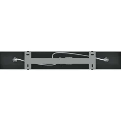 vidaXL Plafondspot met schijnwerpers Zwart 38 x 6 x 16 cm Metaal