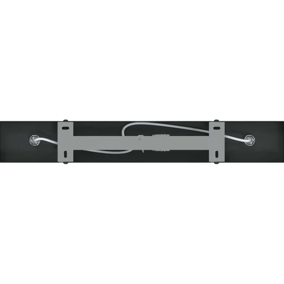 vidaXL Plafondspot met schijnwerpers Zwart 38 x 6 x 16 cm Metaal