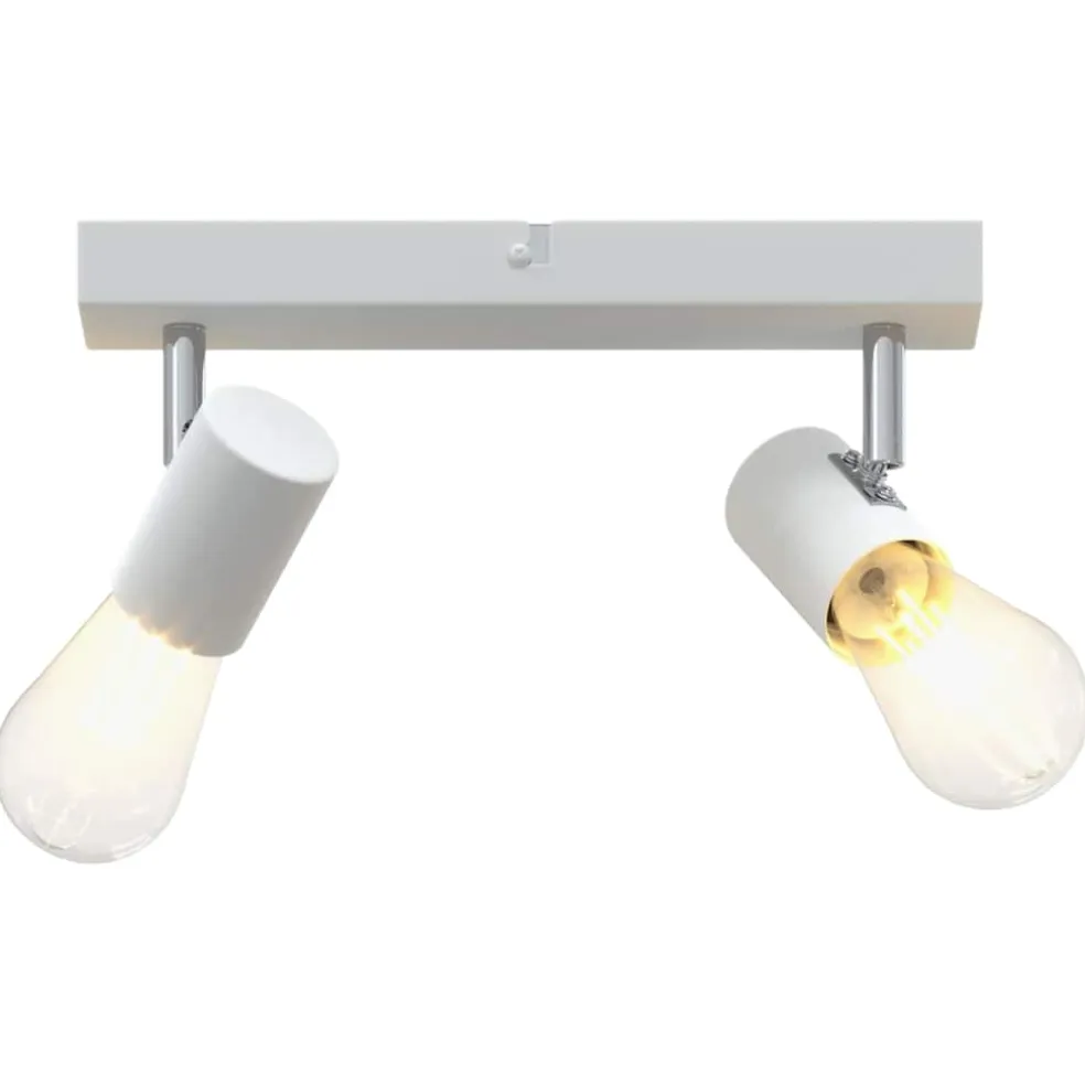 vidaXL Plafondspot met schijnwerpers Wit 26 x 6,5 x 11,5 cm Metaal