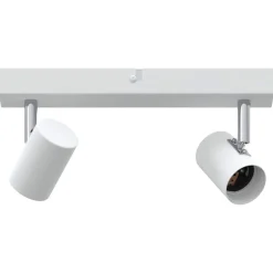 vidaXL Plafondspot met schijnwerpers Wit 26 x 6,5 x 11,5 cm Metaal
