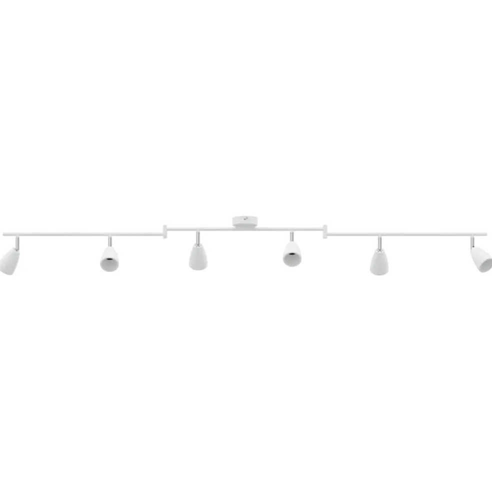 vidaXL Plafondspot met schijnwerpers Wit 176,5 x 12,5 x 13,5 cm Metaal