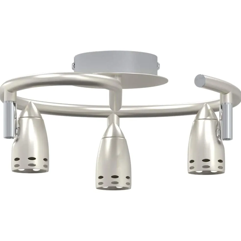 vidaXL Plafondspot met schijnwerpers Wit 26 x 26 x 16 cm Metaal