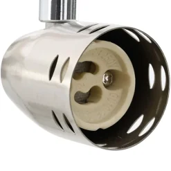 vidaXL Plafondspot met schijnwerpers Wit 26 x 26 x 16 cm Metaal