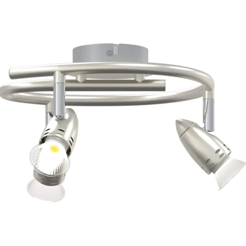 vidaXL Plafondspot met schijnwerpers Wit 26 x 26 x 16 cm Metaal