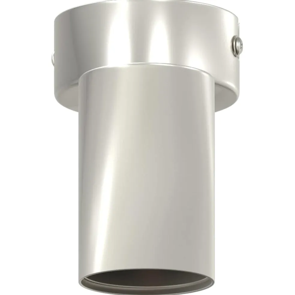 vidaXL Plafondspot met schijnwerpers Nikkel 26 x 26 x 11,5 cm Metaal