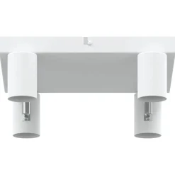 vidaXL Plafondspot met schijnwerpers Wit 26 x 26 x 11,5 cm Metaal