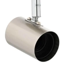 vidaXL Plafondspot met schijnwerpers Nikkel 39 x 10,5 x 10,5 cm Staal