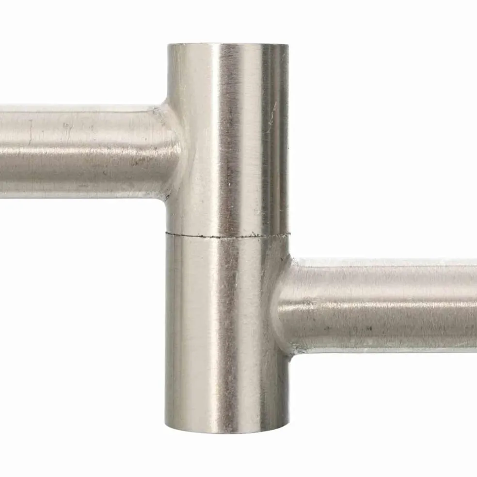 vidaXL Plafondspot met schijnwerpers Nikkel 176,5 x 9,5 x 14 cm Staal