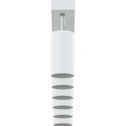 vidaXL Plafondspot met schijnwerpers Wit 73 x 6 x 16 cm Metaal