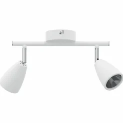 vidaXL Plafondspot met schijnwerpers Wit 25.5 x 8 x 16 cm Metaal