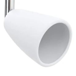 vidaXL Plafondspot met schijnwerpers Wit 25.5 x 8 x 16 cm Metaal