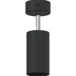 vidaXL Plafondspot met schijnwerpers Zwart 6 x 6 x 16 cm Metaal