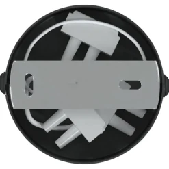 vidaXL Plafondspot met schijnwerpers Zwart 6 x 6 x 16 cm Metaal