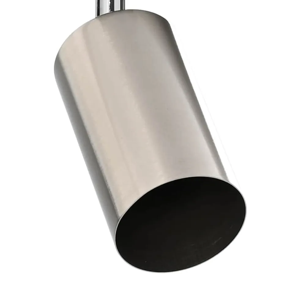 vidaXL Plafondspot met schijnwerpers Zwart 38 x 6,5 x 11,5 cm Metaal