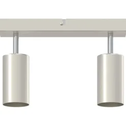 vidaXL Plafondspot met schijnwerpers Zwart 38 x 6,5 x 11,5 cm Metaal