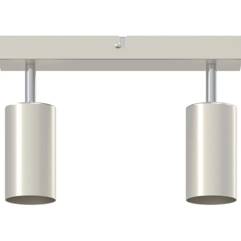 vidaXL Plafondspot met schijnwerpers Zwart 38 x 6,5 x 11,5 cm Metaal