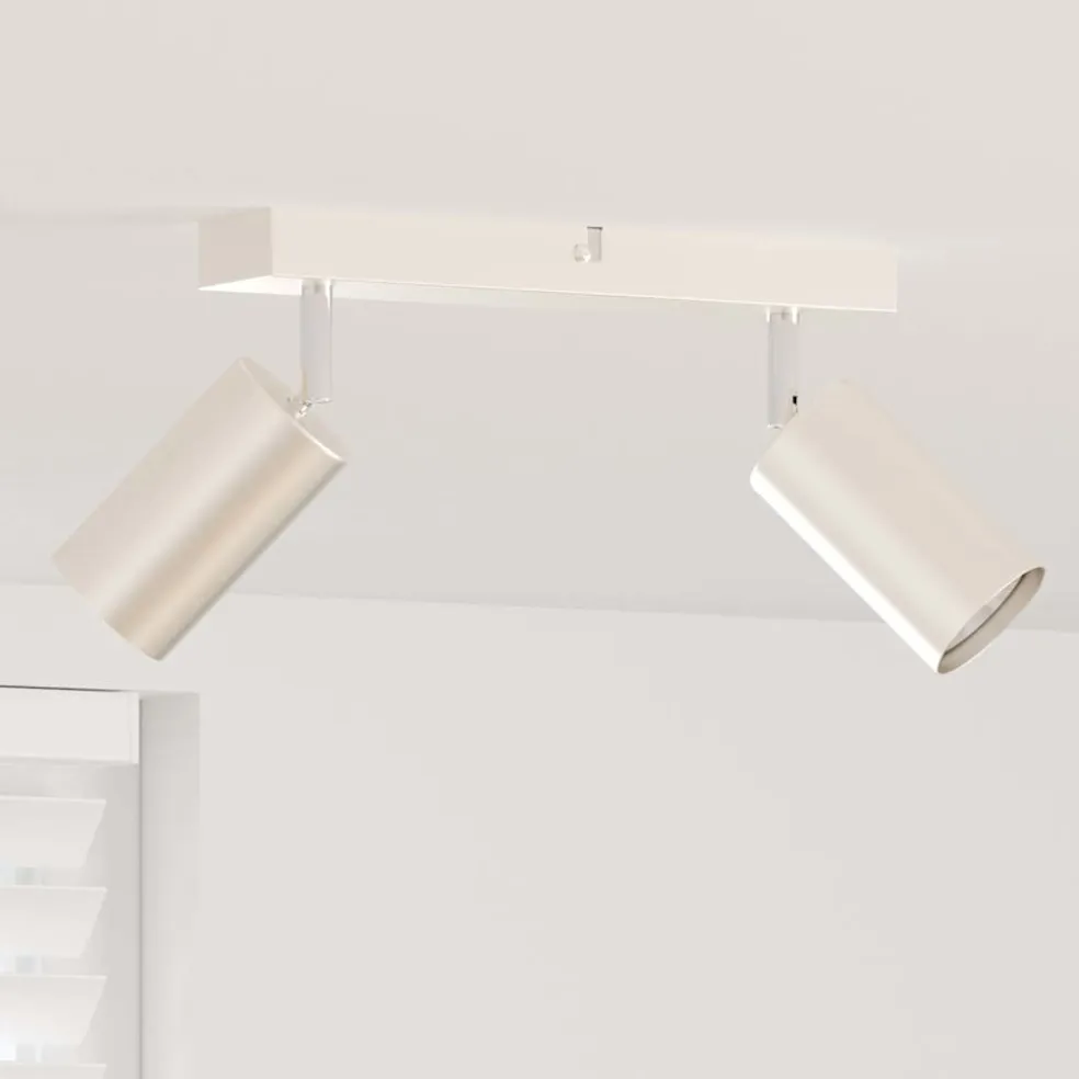 vidaXL Plafondspot met schijnwerpers Zwart 38 x 6,5 x 11,5 cm Metaal