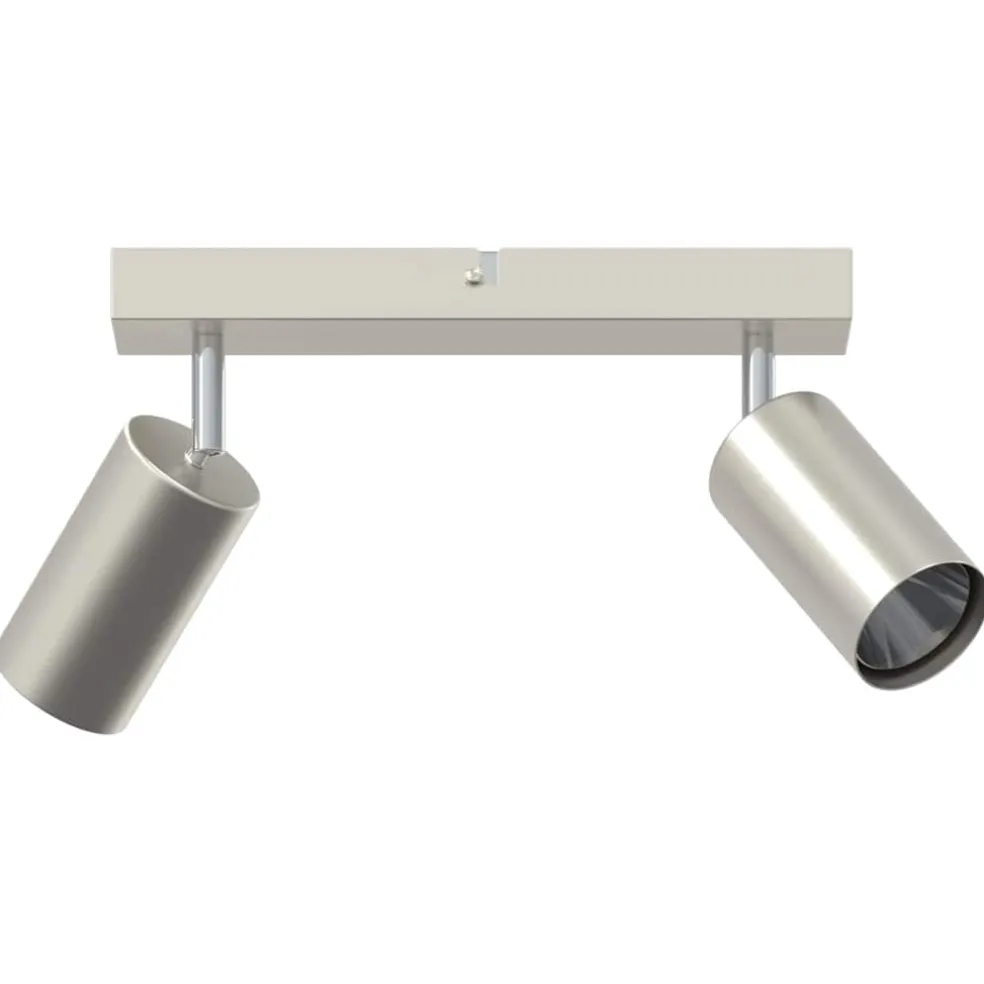 vidaXL Plafondspot met schijnwerpers Zwart 38 x 6,5 x 11,5 cm Metaal
