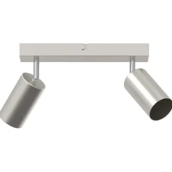 vidaXL Plafondspot met schijnwerpers Zwart 38 x 6,5 x 11,5 cm Metaal