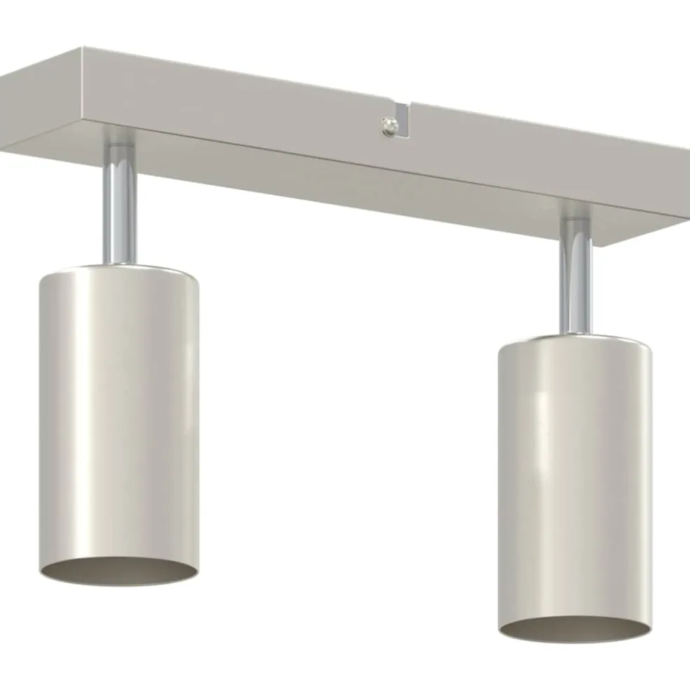 vidaXL Plafondspot met schijnwerpers Zwart 38 x 6,5 x 11,5 cm Metaal