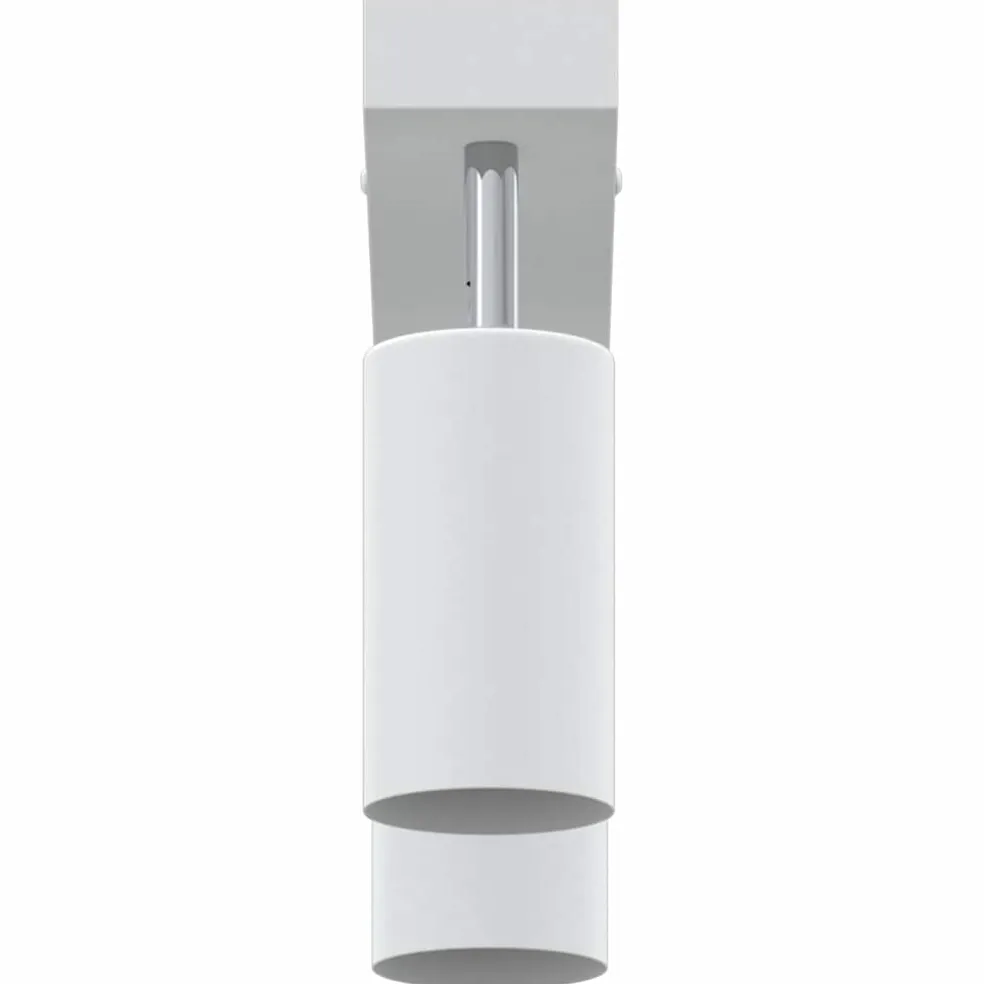 vidaXL Plafondspot met schijnwerpers Wit 73 x 6,5 x 11,5 cm Metaal