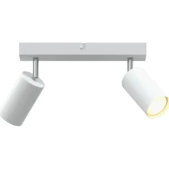 vidaXL Plafondspot met schijnwerpers Wit 73 x 6,5 x 11,5 cm Metaal