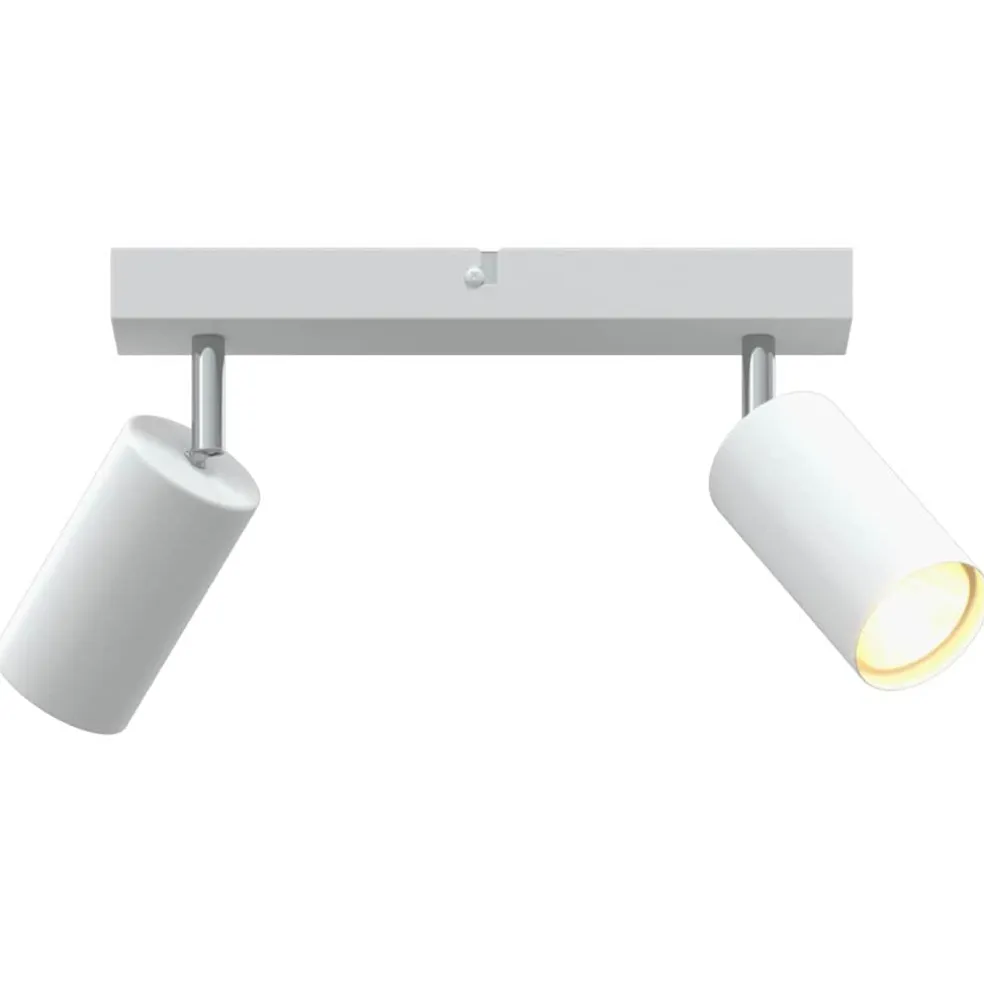 vidaXL Plafondspot met schijnwerpers Wit 73 x 6,5 x 11,5 cm Metaal